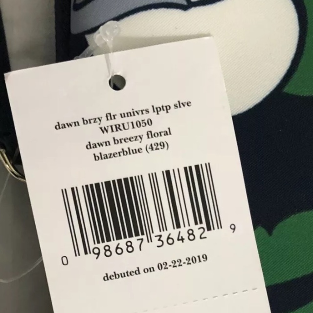Kate Spade ♠️ NWT Floral Print Laptop Case - Picture 3 of 5